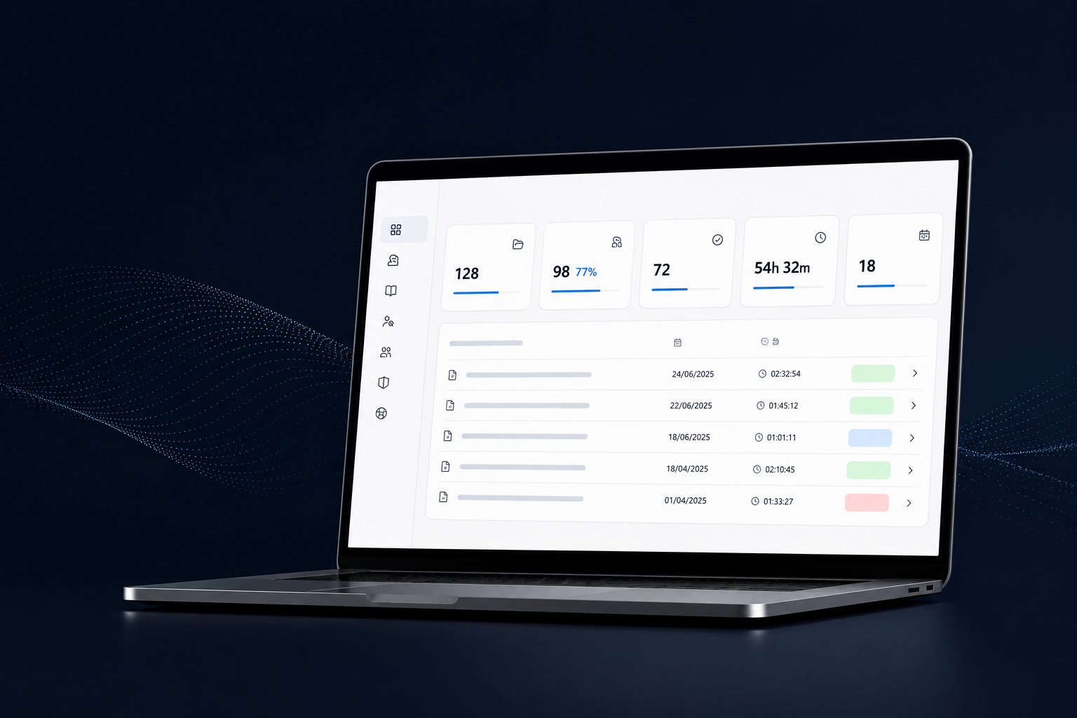 Interface TranscribIA sur ordinateur